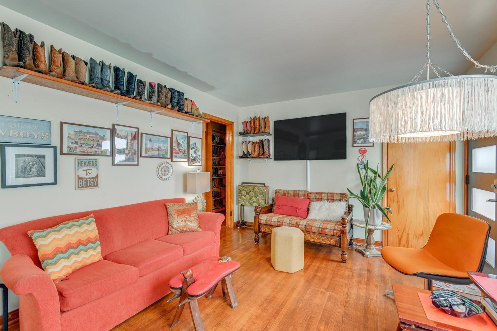 6 Mi To Downtown 70S-Themed Home In Nashville! Εξωτερικό φωτογραφία